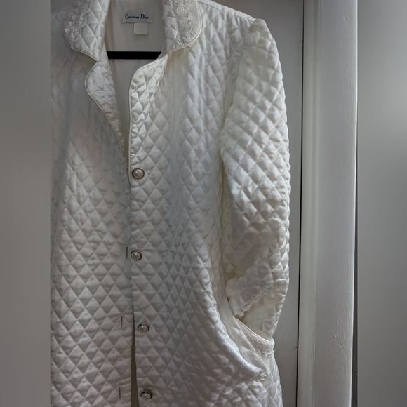 Circa 1950's Authentic Christian Dior Housecoat / Robe - Picture 16 of 16